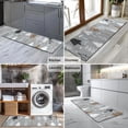 thumbnail image 2 of Gray Christmas Tree Pattern Kitchen Rug Mat,Kitchen Runner Rugs Non Skid Washable,Decorative Kitchen Floor Mats for Kitchen,Sink,Laundry,17"X47", 2 of 5