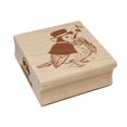 thumbnail image 1 of Christmas Caroler Song Bird Robin Square Rubber Stamp Stamping Scrapbooking Crafting - Medium 1.75in, 1 of 1