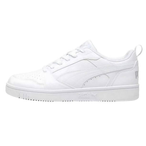 Tenis Puma Rebound V6 Low White Hombre blanco 27.5