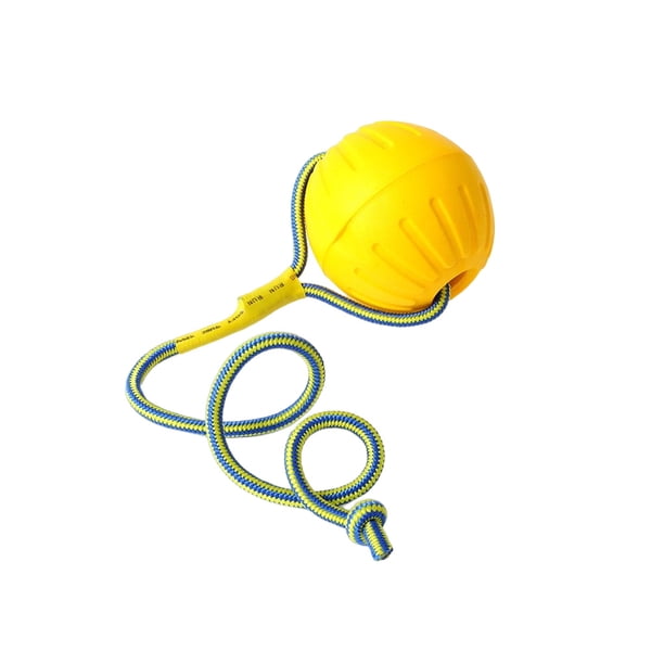 Greeniant Bola para masticar, juguete para masticar, suministros para perros, Color brillante, simplemente use una superficie lisa, accesorios para Suministros para perros 7cm/Amarillo Greeniant PT005063-01