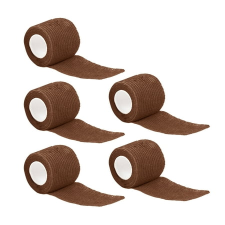 5 Pcs Self-Adherent Tape Elastic Cohesive Bandage Non-Woven Bandage First Aids Tape for Sports Wrist Ankle Fitness 5 Pcs Self-Adherent Tape Elastic Cohesive Bandage Non-Woven Bandage First Aids Tape for Sports Wrist Ankle Fitness