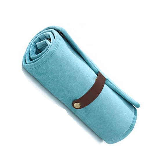 Stylish Fabric Jewelry Travel Case With Multiple Compartments For Easy Access