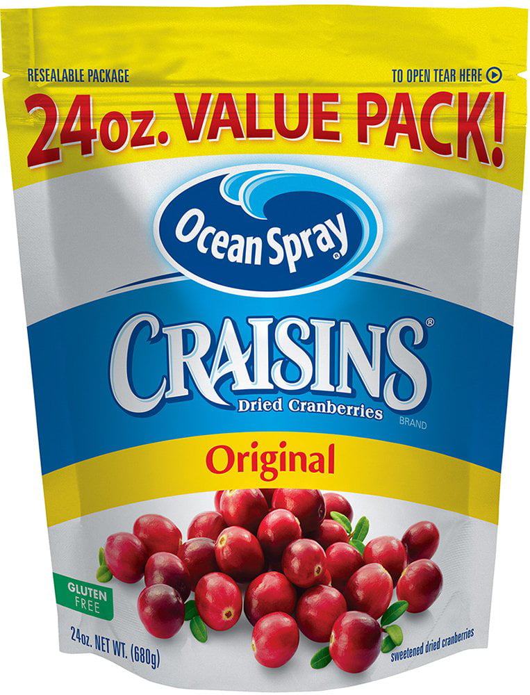 Ocean Spray Craisins Dried Cranberries, 24 Ounce (Pack of