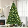 thumbnail image 4 of Noble 4/5/6/7FT Spruce Artificial Green Hinged Christmas Tree With LED Lights Bushy, 4 of 19