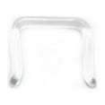 thumbnail image 1 of Reteneur de Nez Septum Transparent en Verre Pyrex Agrafe 16G, 14G, 1 of 5