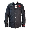 thumbnail image 2 of Camisa Manga Larga Estilo Wrangler Bordada Lisa Para Hombre, 2 of 4