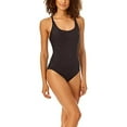 thumbnail image 2 of Hurley Women's One Piece Swimsuit Black XXL, 2 of 3