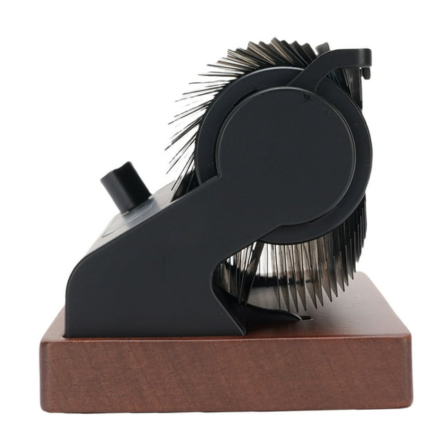 Flip Clock, Desk Clock with Reminder Function, Minimalist Design with Wooden Base for Home Kitchen