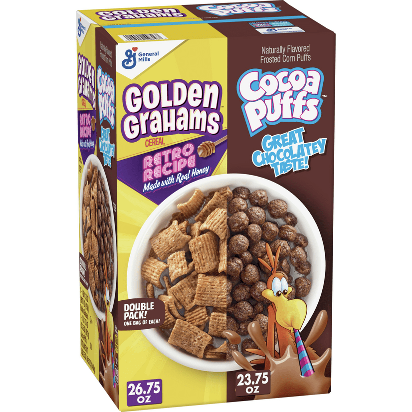 Cocoa Puffs and Golden Grahams Cereal, 50.5 oz