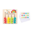 thumbnail image 1 of Milaget Montessori Learning Toys Slide Puzzle Family Game Color and Shape Matching Brain 4 Color, 1 of 9
