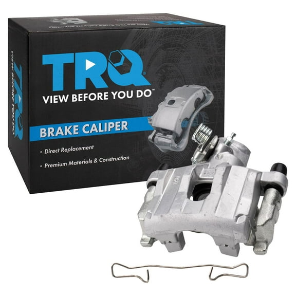 TRQ Rear Right Brake Caliper w/Bracket Passenger Side Compatible with 2007-2009 Ford Focus
