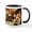 White/Black Inside, variant on CafePress - Renoir Boating Party Mug - 11 oz Ceramic Mug - Novelty Coffee Tea Cup