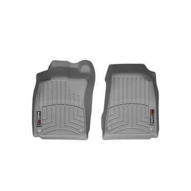 WeatherTech Custom Fit FloorLiners compatible with Audi A6, S6 - 1st Row (Driver & Passenger), Grey