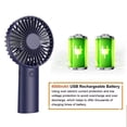 thumbnail image 5 of Ventilador portátil de mano MACHAO con batería recargable de 4400 mAh 3 velocidades Color azul tesoro, 5 of 5