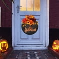 thumbnail image 3 of Halloween Door Sign Halloween Decorations Round Front Door Sign Welcome Sign for Style D, 3 of 6