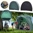 thumbnail image 4 of Dopebox Farmhouse Patio Decor Outdoor Bicycle Tent Multifunctional Rainproof Storage Room Utility Room, Outdoor Lawns Decor (Black), 4 of 7