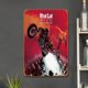 thumbnail image 2 of Placa Metal Vintage Murciélago FUERA DEL INFIERNO Pintura Hierro Rectangular 20x30cm, 2 of 9