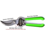 Garden Guru Indestructible All Steel Garden Clippers, Professional Bypass Hand Pruner, Comfort Grip Handle Pruning Shears