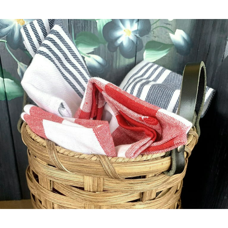 All Cotton and Linen Kitchen Towels, Dish Towels, Cotton Dish