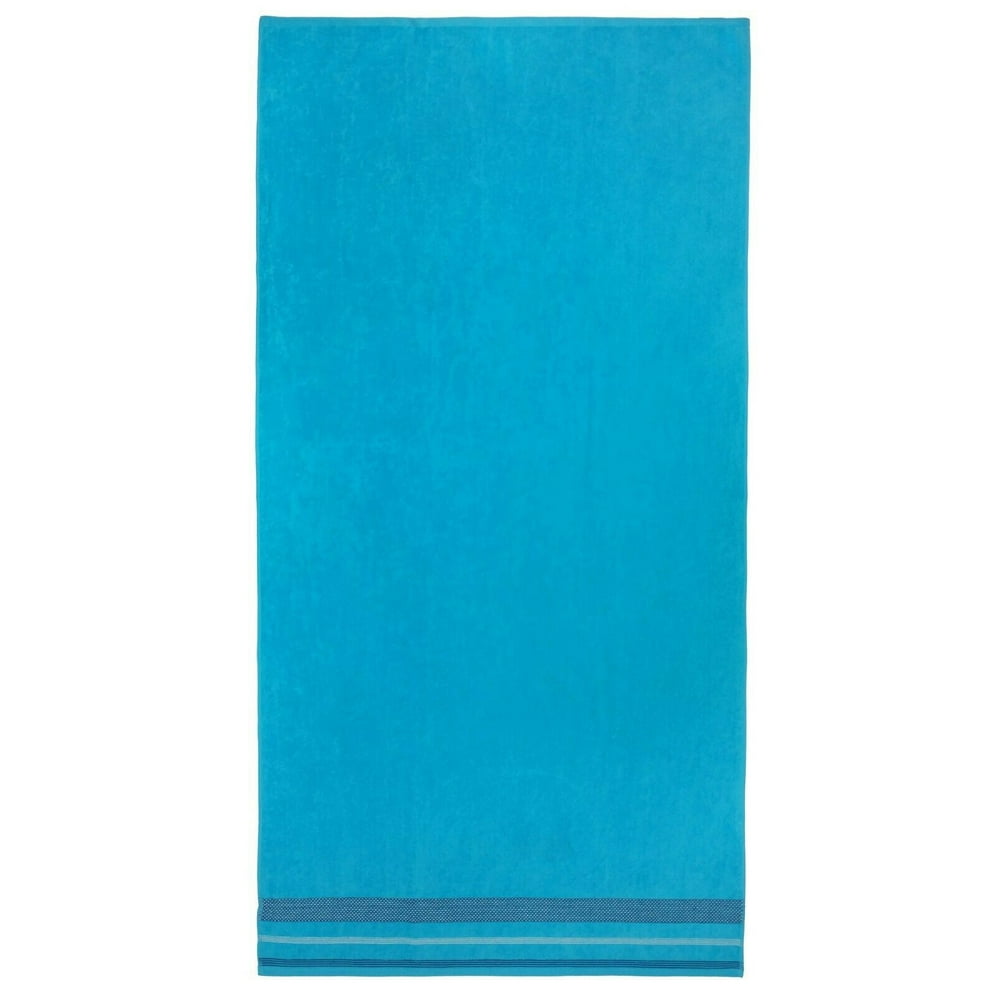 Kaufman ExtraLarge Velour Beach TowelPool Towel Solid Color 35x70