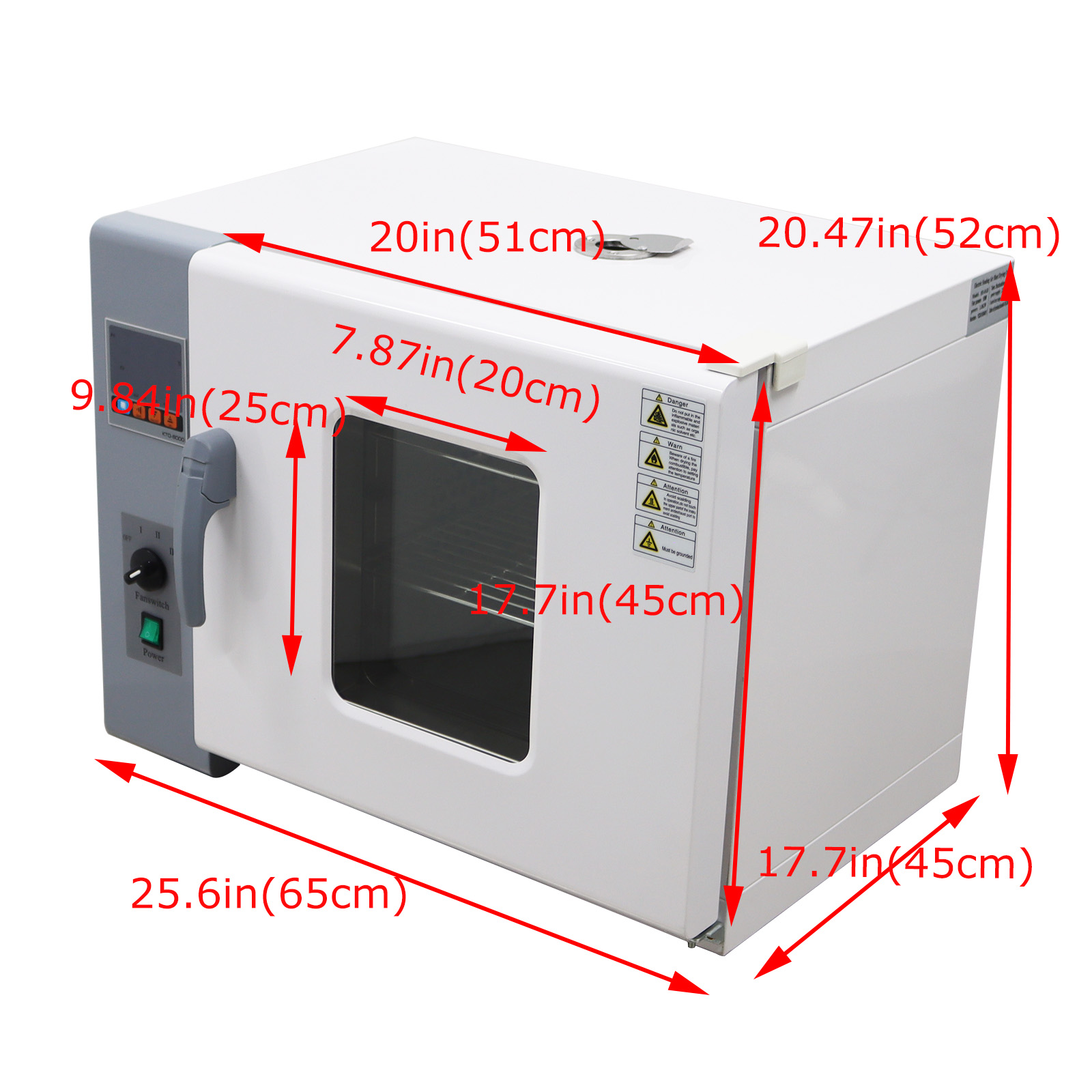 101-0AB Digital Forced Air Convection Drying Oven 20-300℃ Constant Temperature Lab Oven 220V