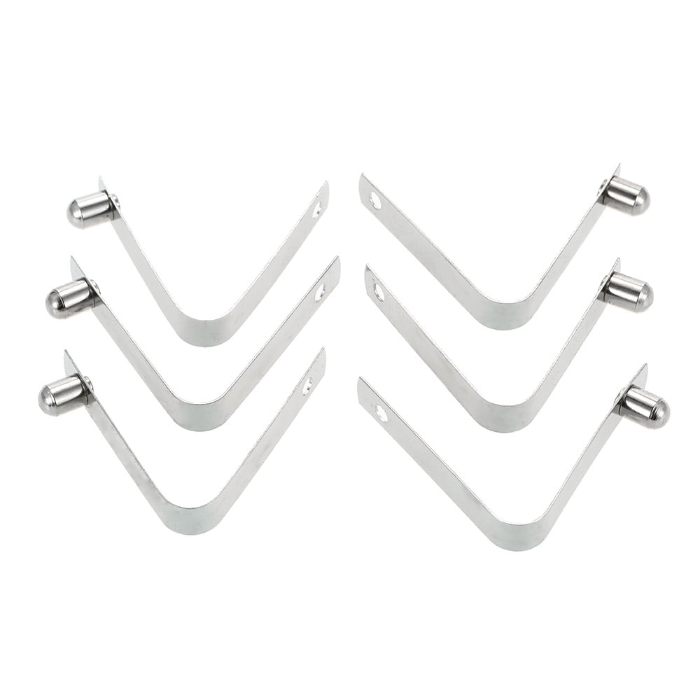 6pcs Kayak Paddle Spring Clips Tent Pole Clips Push Button Spring Snap