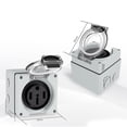 thumbnail image 2 of Receptáculo de 50 A, NEMA 14-50R 125/250 V, 2 of 5