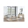 thumbnail image 4 of Meridian Furniture Cresthill White Oak Console Table, 4 of 12
