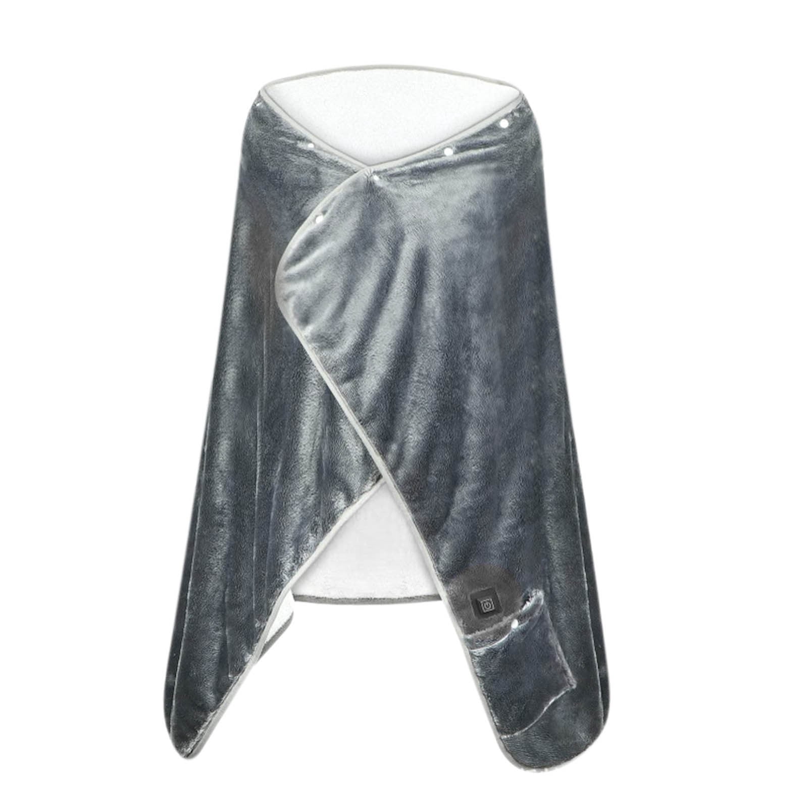 USB Heating Blanket Low Voltage Portable Outdoor Camping Shawl Heated Throw with Adjustable Temperature Multi-Gear Control for Travel and Home Use