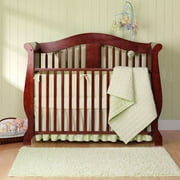 Seed Sprout Gingham Crib Bedding, 3-Piece Set, Green Apple