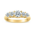 thumbnail image 1 of 1.00ctw Diamond Five Stone Graduated Ring in 14k Yellow Gold, 1 of 1