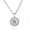 Aquarius, variant on PAMTIER Men's Women's Stainless Steel Creative Birthday Flower Pendant 12 Constellations Signet Zodiac Necklace Silver Black Taurus