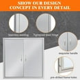 thumbnail image 5 of Luku Performance Stainless Steel Outdoor Kitchen Door Ideal for BBQ Islands, Fireplaces, and Multiple Indoor/Outdoor Installations, 5 of 7