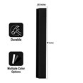 thumbnail image 6 of A&S Mezuzot Aluminum Mezuzah Case in Adi Sidler Side Design Door Mezuza for Parchment Scroll Home Blessing Decor (Black, 6 Inches), 6 of 6