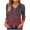 I#Red, variant on Yuanlook Women's Tops 3/4 Sleeve T-Shirts Fashion Cute V Neck Basic Business Tees Blouses - Gray - M
