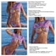 thumbnail image 2 of Traje De Bikini,Traje De Bikini Traje De Baño De Pieza De Cuello Redondo Traje De Bikini De Cuello Redondo Creado magistralmente, 2 of 8