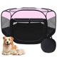 thumbnail image 1 of Corralito para Mascotas Día de la Mujer Perro Gato Portátil Cachorro Conejo Rosa M, 1 of 7