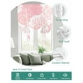 thumbnail image 2 of Coastal Pink Tie Up Curtains for Windows 63 Inch Length Balloon Curtains Kitchen Adjustable Balloon Window Shade Ocean Coral Starfish Shell Modern Sea Tie Up Valance Bathroom Curtain Window 42"x63", 2 of 6