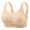 Beige B, variant on WRKEKC Wireless Bras for Women, Women's Lace Thin Style Ventilate Large Size Bra without Steel Rim