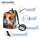 thumbnail image 3 of Balery Oil Painting Colorful Hamster Mochila Clásica Impresa Básica para Viaje, Mochila Escolar Resistente al Agua, Mochila de Lona con Correas Ajustables-Medium, 3 of 5