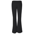 thumbnail image 3 of Women's Yoga Travel Pants Bootcut Bottom Flare Stretch Leggings, Black S, 3 of 4