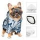 thumbnail image 3 of Fotbe Blue Shells Sudadera con Estampado para Perros Pequeños – Suéter con Capucha para Mascotas, Tela Suave de Forro Polar con Bolsillo-Small, 3 of 7