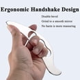 thumbnail image 2 of Herramienta de masaje de raspado Gua Sha de acero inoxidable deportivo, herramienta, tejido blando para fisioterapia, tejido cicatricial para espalda, piernas y brazos, 2 of 5