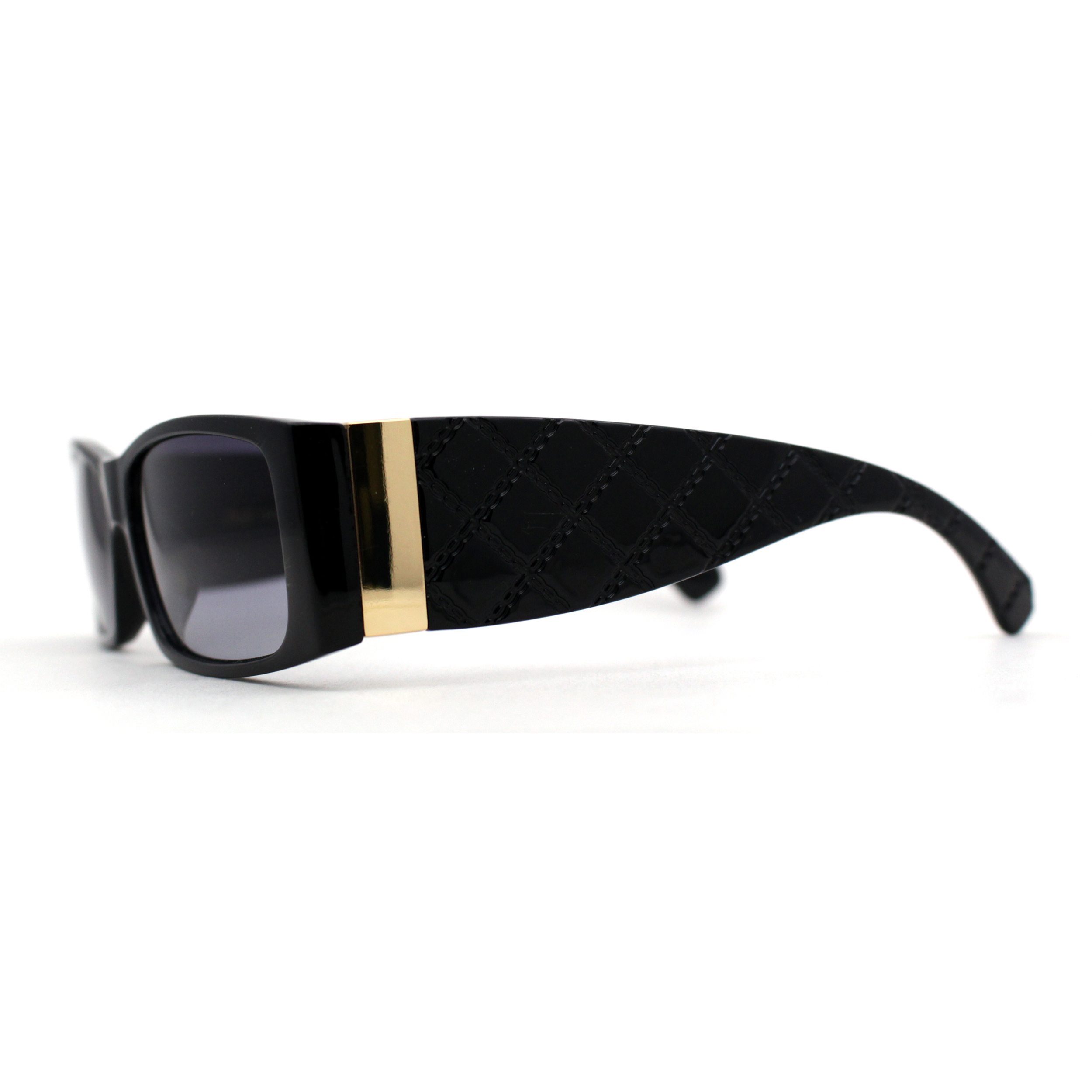 Womens Mod Square Rectangle Thick Temple Fashion Sunglasses  display picture 2