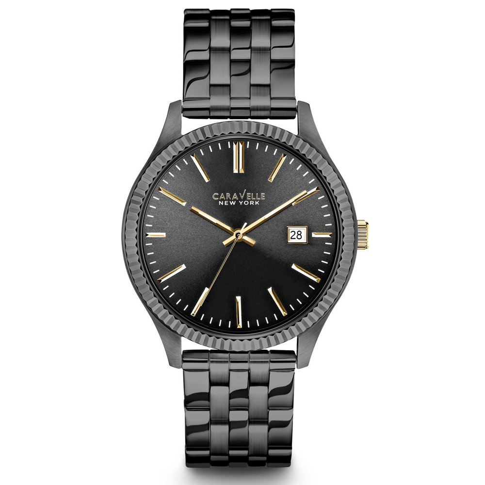 Bulova - Caravelle Mens Chronograph Stainless Steel Case Gunmetal