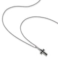 thumbnail image 2 of Brilliant Embers Sterling Silver & CZ  Cross Necklace, 2 of 5