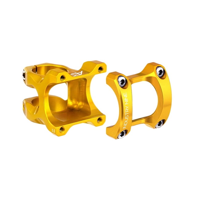 Tige, Diamètre : 35mm, Longueur : 32mm, Direction : 1-1/8 Pieds', 9°, Or