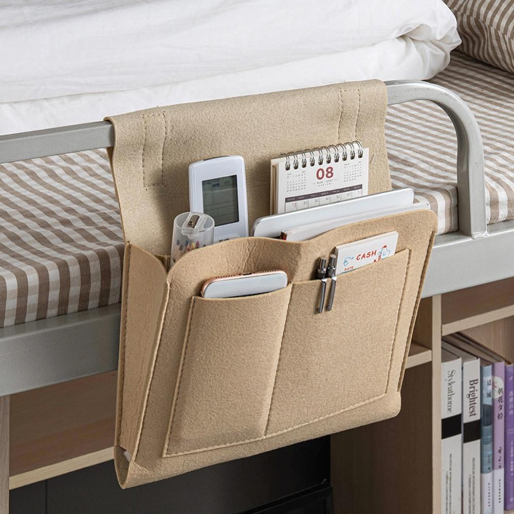 Sofa Holder Pouch Organizer Remote Phone Storage Pocket Bedside Hanging Bag C 