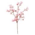 thumbnail image 2 of Artificial Cherry Blossom Branches, Fake Cherry Blossom Flowers Stems, Faux Peach Floral Arrangement for Vase, Home, Wedding, Table Centenpieces, Party Sakura Decoration, Pink, 2 of 9