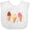 AA-White, variant on Inktastic Ice Cream trio with sprinkles Boys or Girls Baby Bib